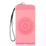 Embossed Flip Stand Case For Samsung Galaxy S8