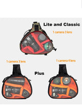 Casual DSLR Sling Bag with Rain Cover