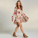 Floral Pleated Dress