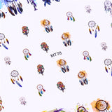 12 Patterns/Set Boho Dream Catcher Nail Art Stickers