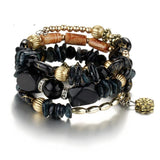 Multilayer Resin And Charm Stones Bracelet - 5 Designs  To Choose From!