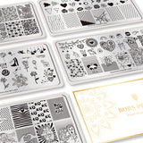 Stamping Template #1 - Valentine's Day Theme | 5 Patterns To Choose From!