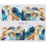 Broken Marble Theme | 12 Colors To Choose From | Nail Art Decals