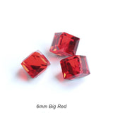 3D Rhinestone Cube Charms | 10 Pieces Per Set